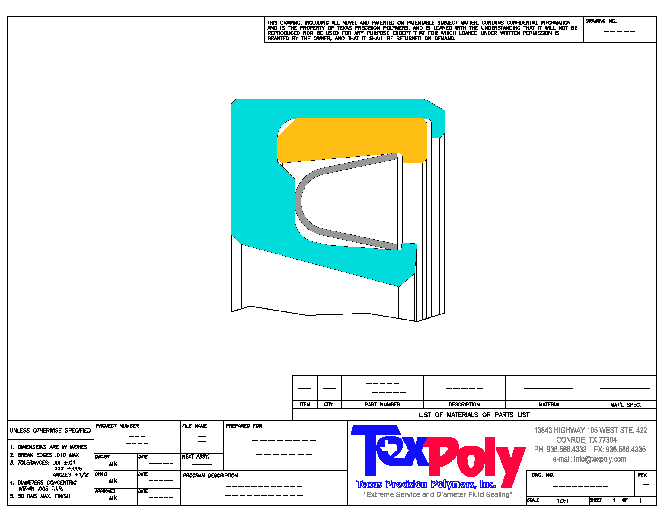 STD X-Section Seals Custom Wear Products Page 4