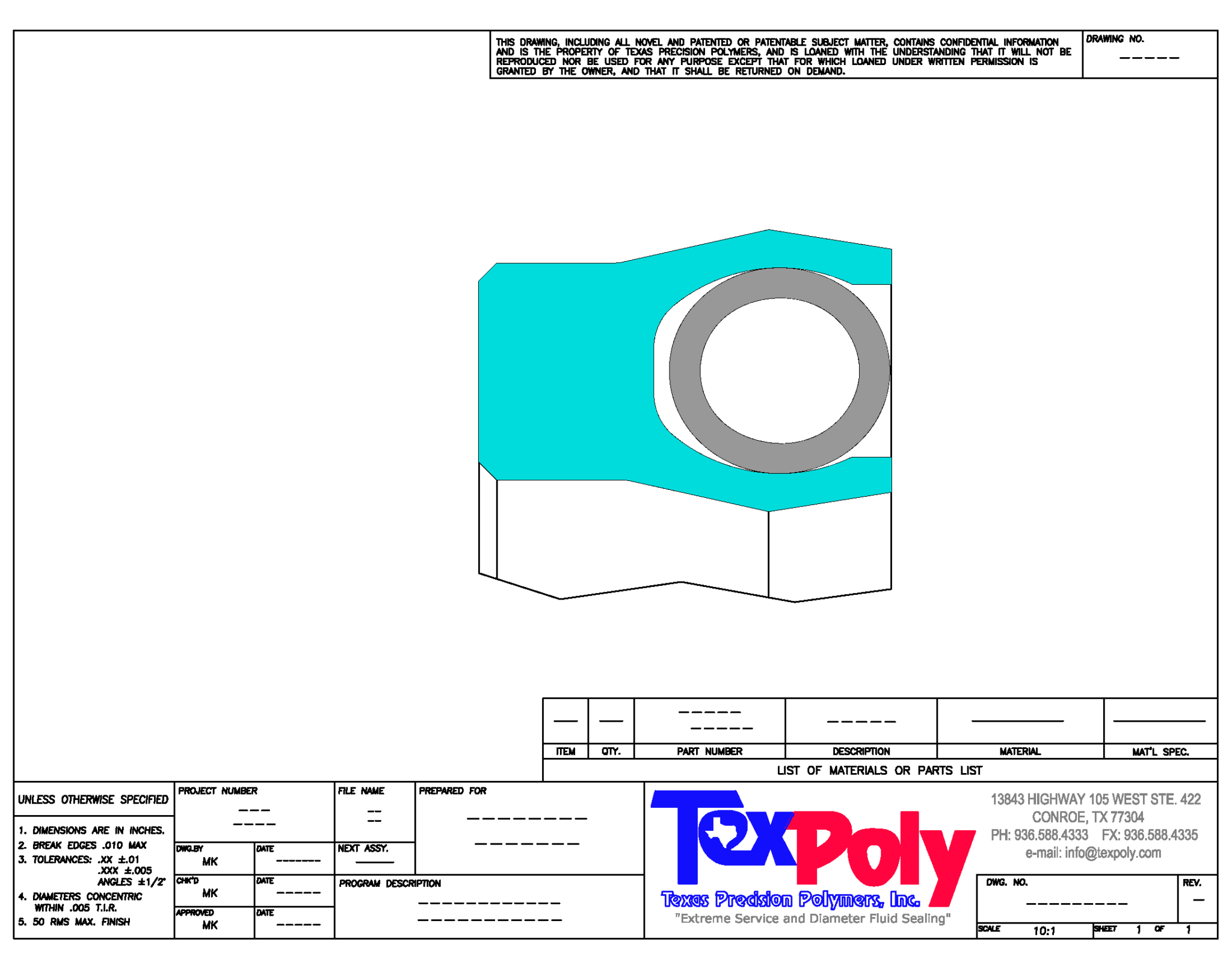 Extended Heel Slant Coil Spring Energized Seal